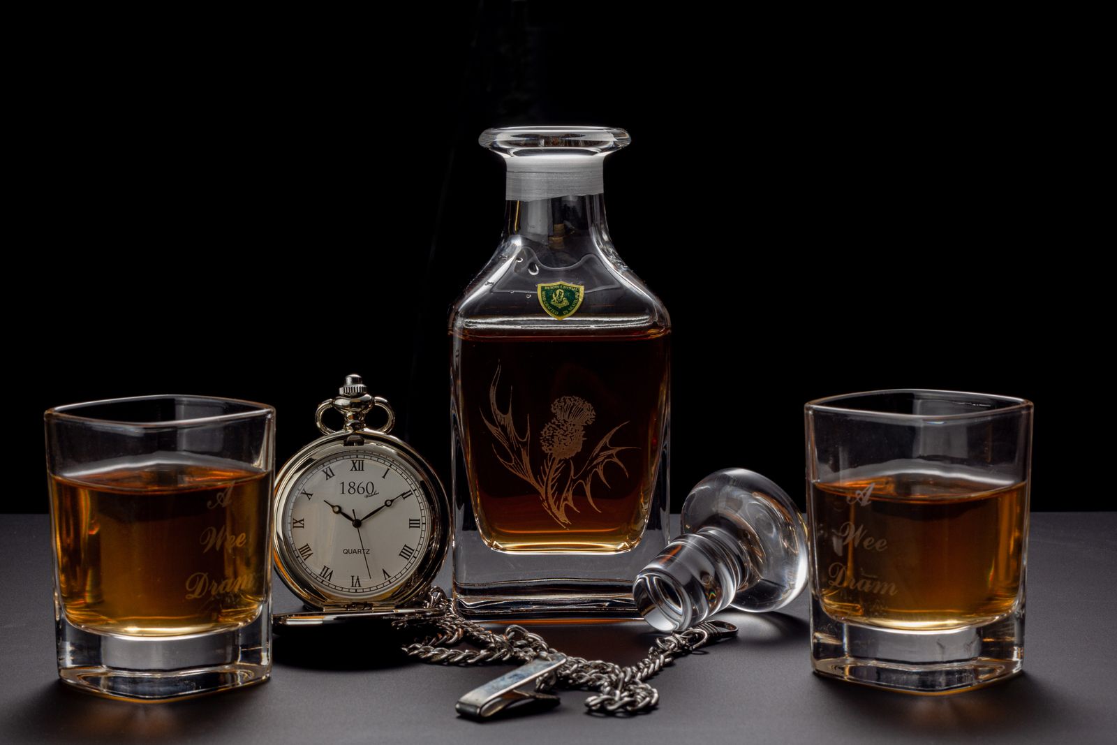 Bourbon in a glass