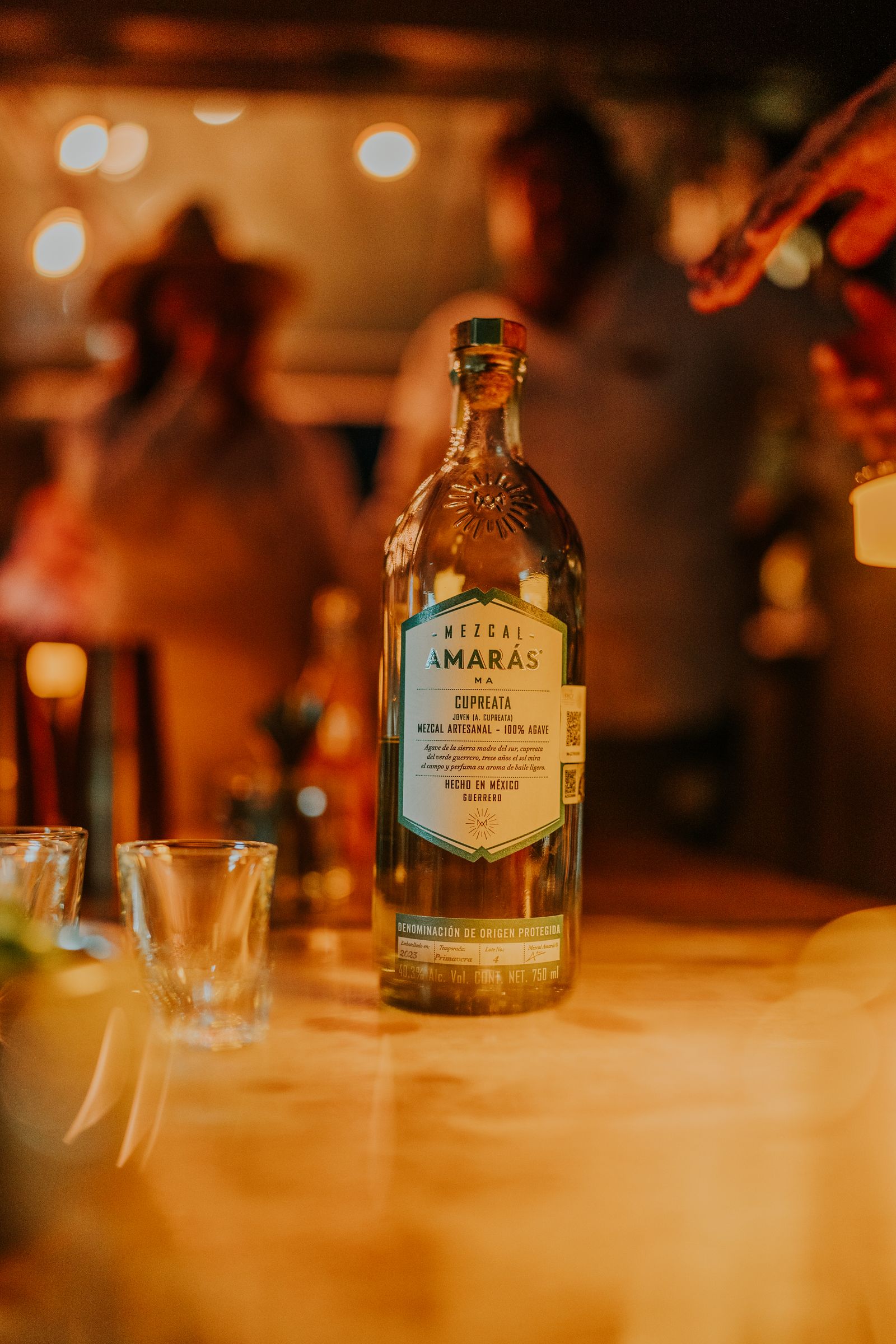 Agave spirit bottle